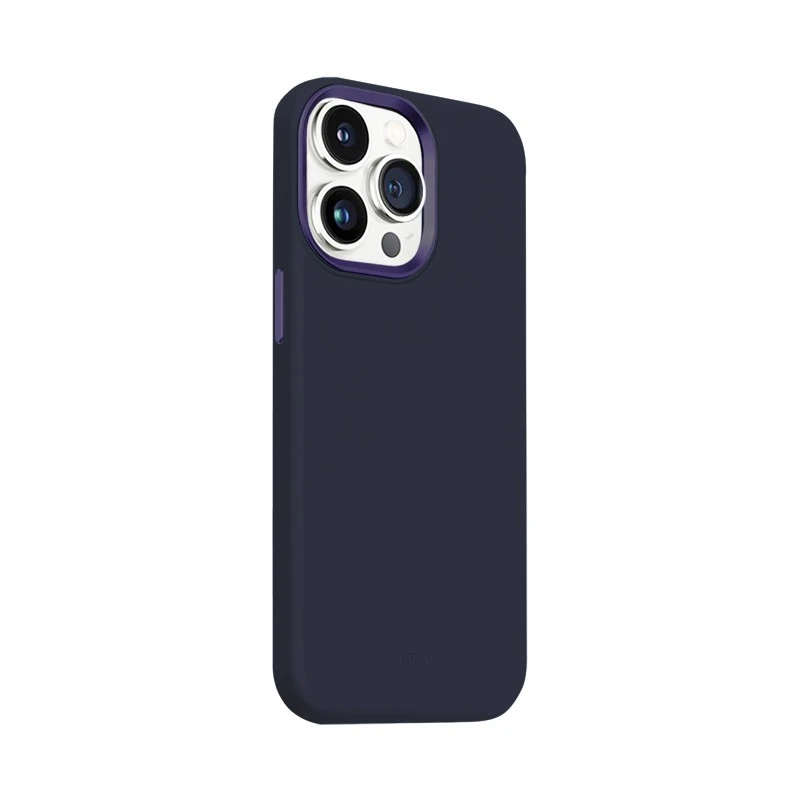 Crong Color Cover LUX Magnetic - dėklas skirtas Apple iPhone 15 Pro MagSafe Navy Mėlyna