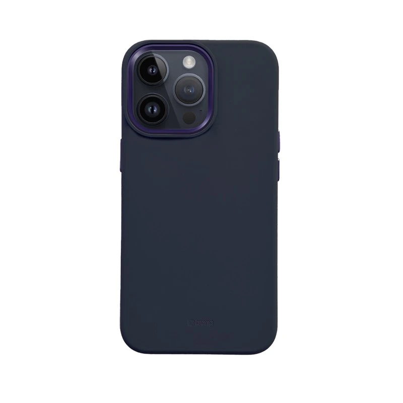 Crong Color Cover LUX Magnetic - dėklas skirtas Apple iPhone 15 Pro MagSafe Navy Mėlyna