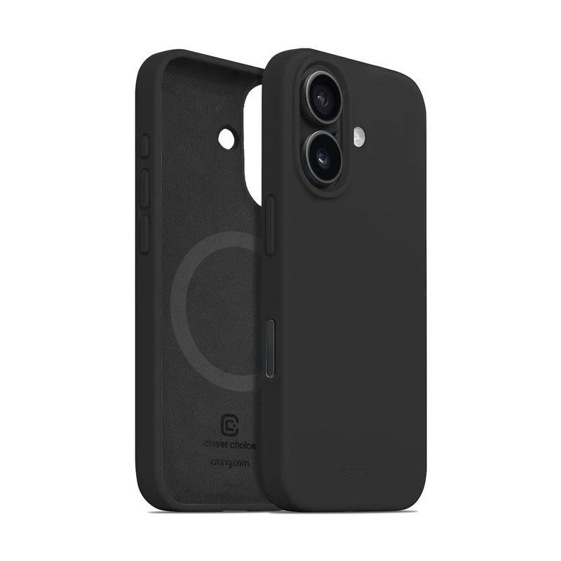 Crong Color Cover Magnetic - dėklas skirtas Apple iPhone 16 Plus MagSafe juodas