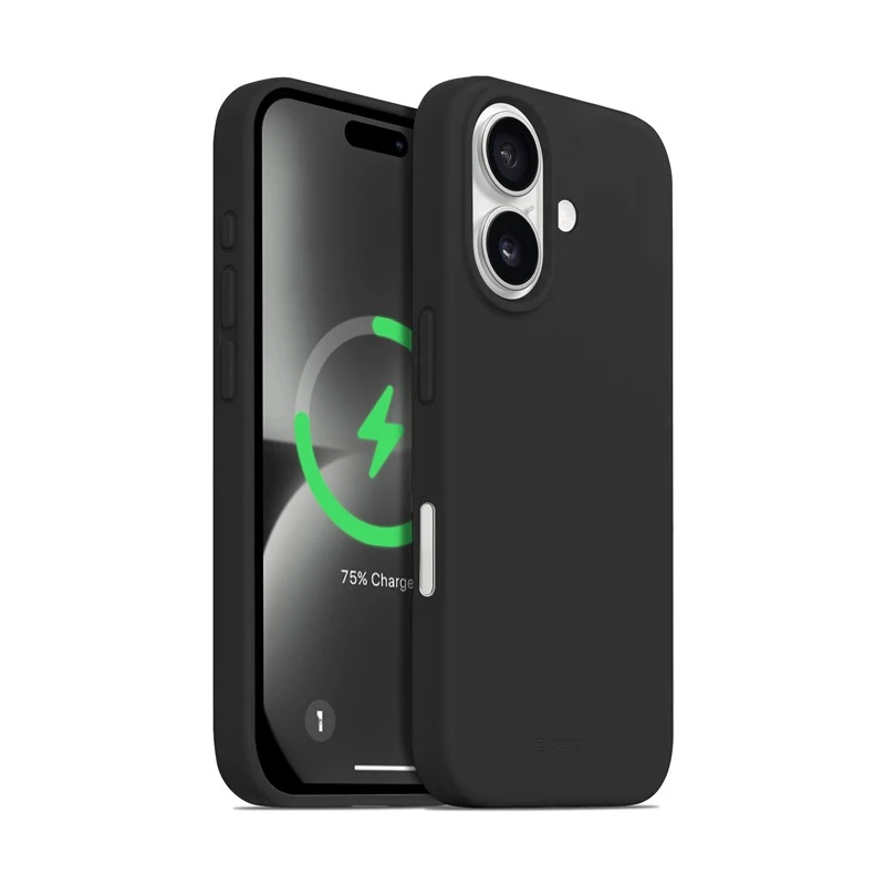 Crong Color Cover Magnetic - dėklas skirtas Apple iPhone 16 Plus MagSafe juodas