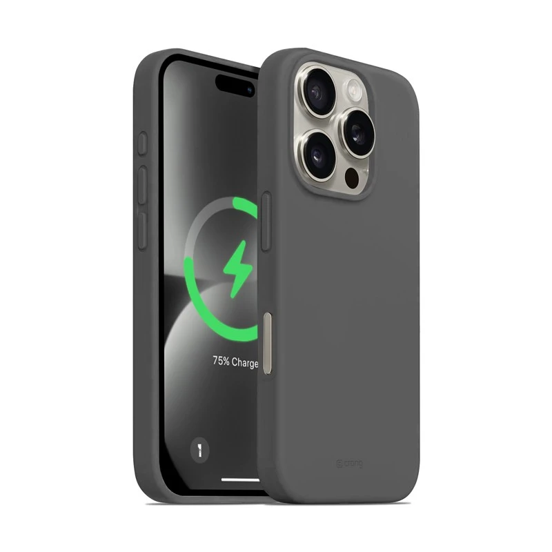 Dėklas Crong spalvos magnetinis dangtelis iPhone 16 Pro Max Titano