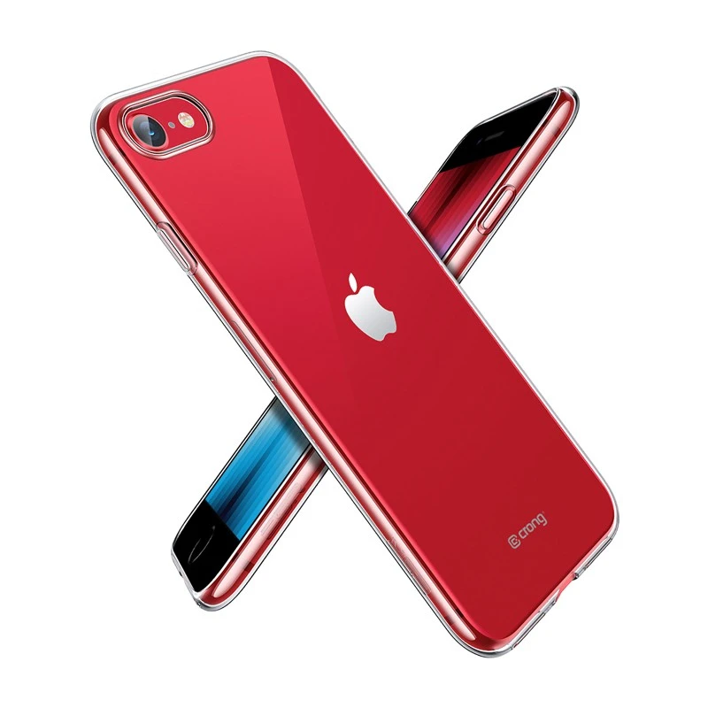 Crong Crystal Slim Cover - Protective dėklas skirtas SE 2020 / Apple iPhone 8 / 7 clear