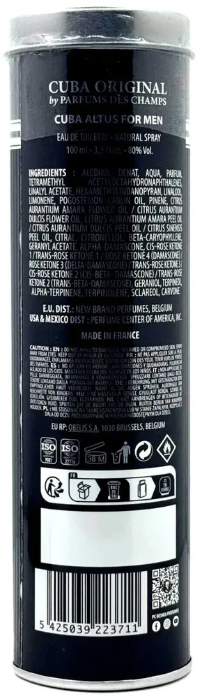 Cuba Altus EDT tualetinis vanduo vyrams, 100 ml