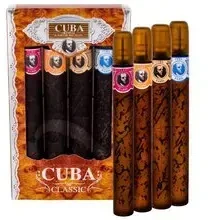 Cuba Classic EDT rinkinys vyrams (EDT 35ml Yelow + EDT 35ml Mėlyna + EDT 35ml Raudona + EDT 35ml Oranžinis)