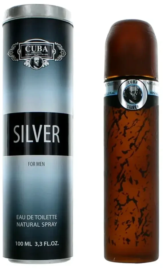 Cuba Sidabrinis EDT tualetinis vanduo vyrams, 100 ml