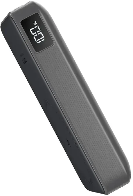 Cuktech WPB100 10000 mAh Qi2 magnetinė išorinė baterija 30W su stovu – juoda