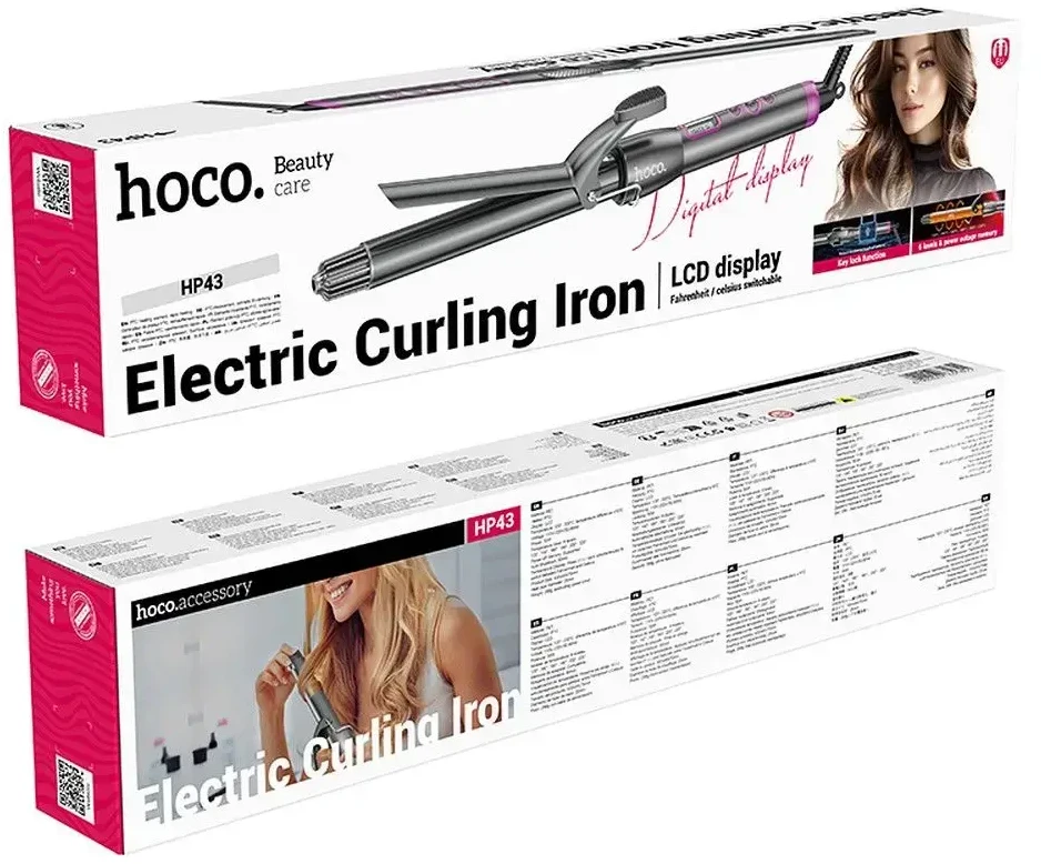 Garbanojimo žnyplės Hoco HP43 pilka su skaitmeniniu ekranu
