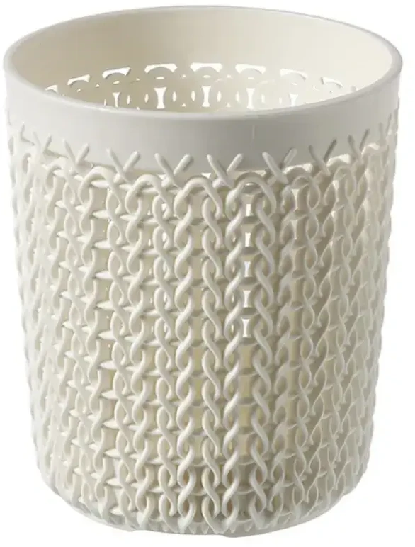 Curver Megztas indelis 0,6 l apvalus kreminis Curver