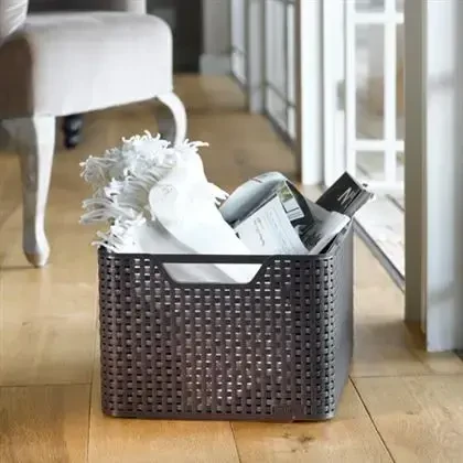 Daiktadėžė CURVER, 30 l, ruda, 43,6×32,6×23 cm