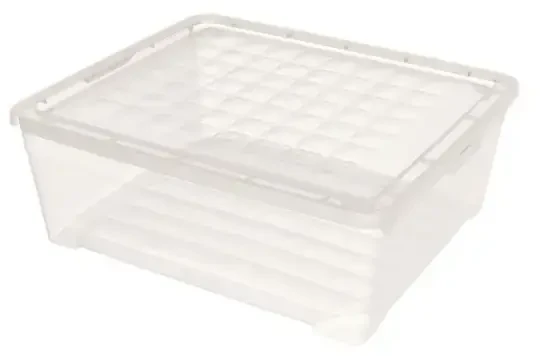 Daiktadėžė CURVER, 10 l, skaidri, 34,2×29,7×12,5 cm