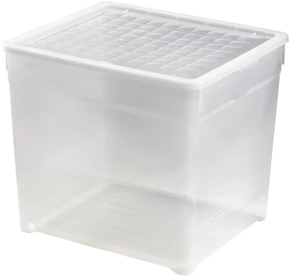 Daiktadėžė CURVER, 33 l, skaidri, 39,5×34×34,3 cm