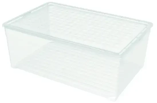 Daiktadėžė CURVER, 45 l, skaidri, 59,6×39,4×23 cm