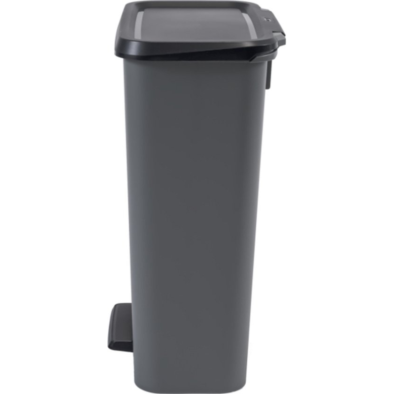 Šiukšliadėžė CURVER COMPACT DUO, pilka, 46 l