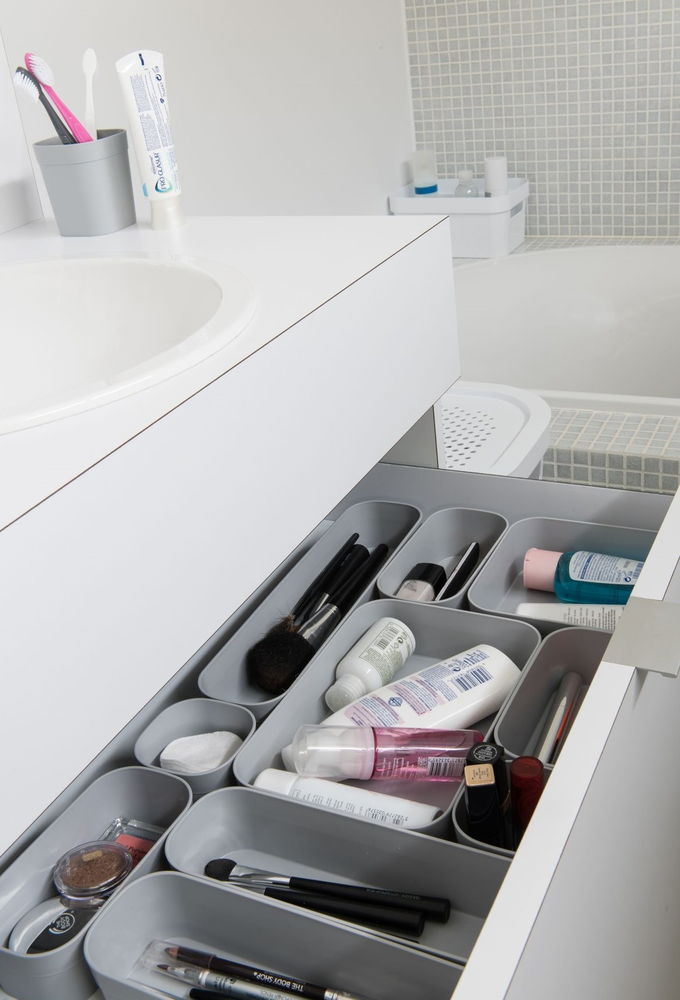 Curver Infinity XS Drawer Organizer Rinkinys iš 3 dėžučių