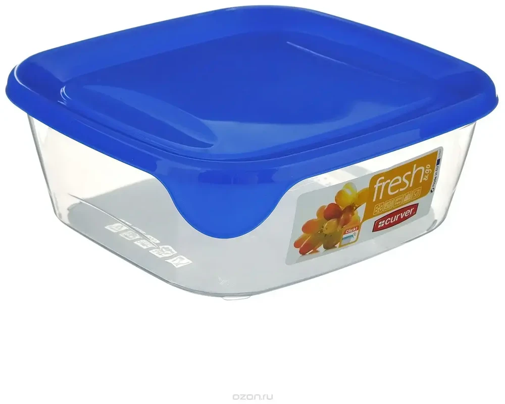Keter CURVER MAISTO DĖŽUTĖ „FRESH&GO” 0,25L /MĖLYNA/SKAIDRI