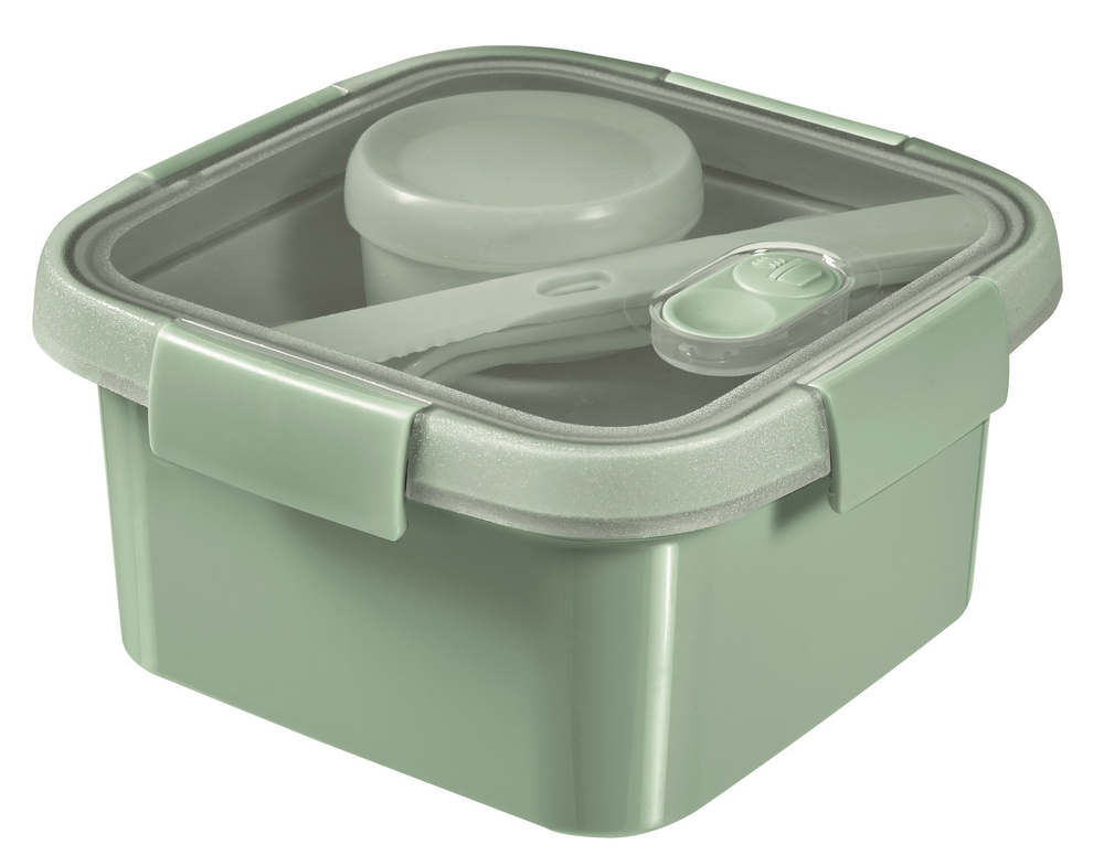 Keter CURVER MAISTO DĖŽUTĖ KVADRATINĖ LUNCH KIT 1,1L /ŽALIA