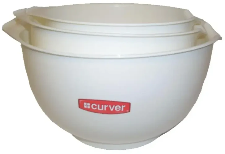 Keter CURVER MISKI RINKINYS 3 VNT. 1,5L+2L+2,5L/Baltas
