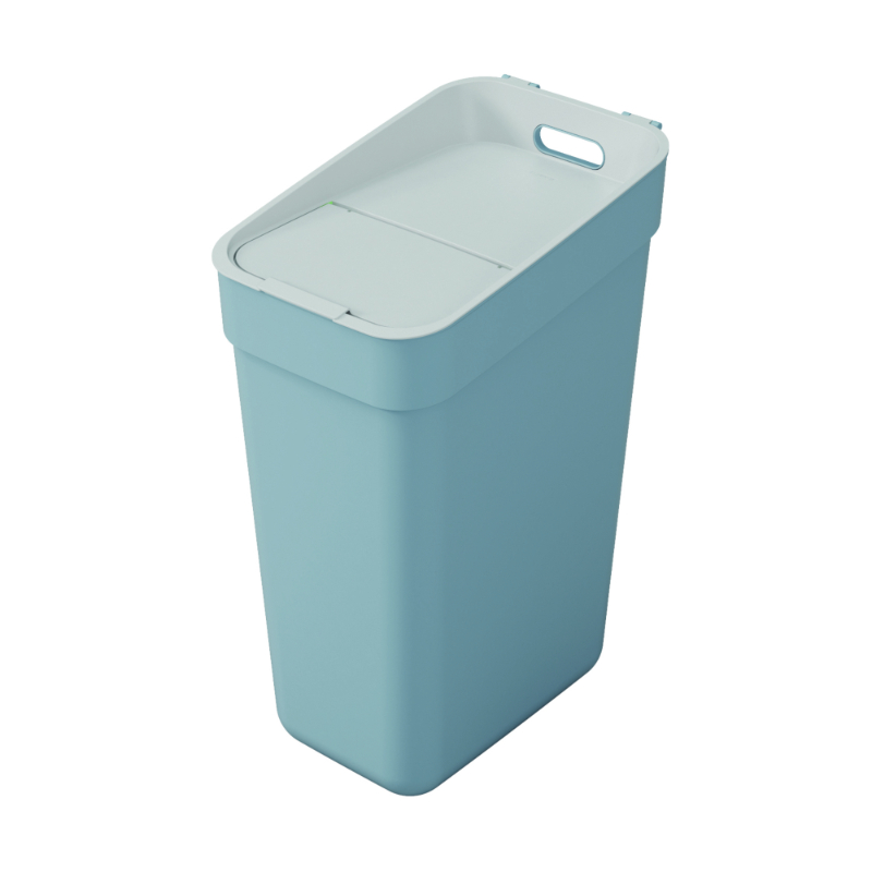 Šiukšlių dėžė CURVER READY, šv.mėlynos sp., 36,7 x 24,6 x 55,1 cm, 30 l