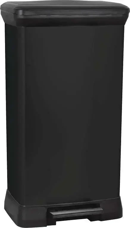 Curver Kibiras su pedalu Deco Bin, metalizuotas, 50 l, juodas