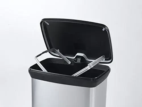 Curver Pedalų šiukšliadėžė Deco Bin 50 l sidabrinė