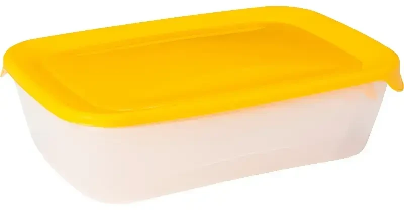 Keter CURVER MAISTO DĖŽUČIŲ RINKINYS FRESH&GO 3vnt 0,5/1/2L GELTONAS