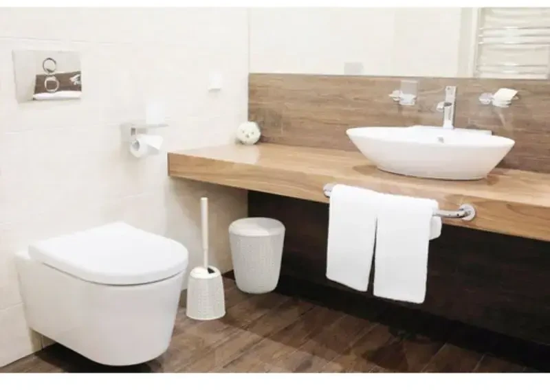 Curver Balta pastatomas tualetinis šepetys (235055)