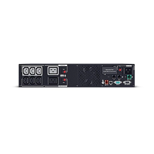 CYBERPOWER PR3000ERT2U 19i UPS 3000VA 2HE Sinewave PFC suderinamas Žalias Power LCD Ekranas USB valdymo programinė įranga SNMP lizdas