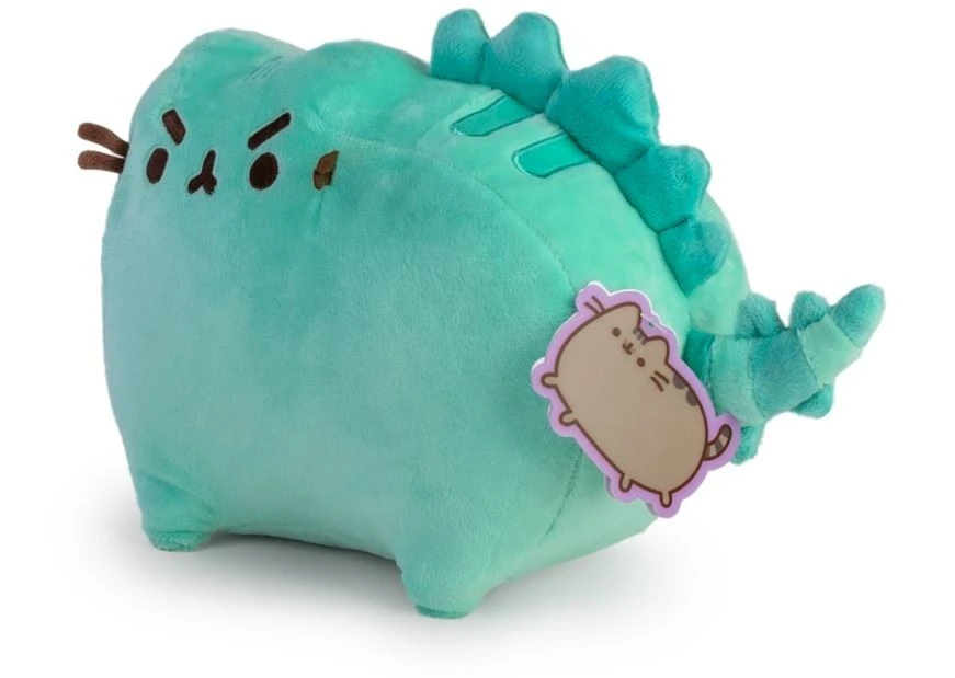 Daffi Pusheen - pliušinis dinozaurų žaislas Pusheenosaurus 24 cm (mėtinė)