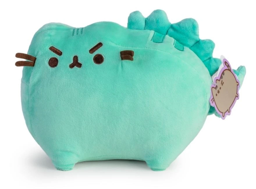 Daffi Pusheen - pliušinis dinozaurų žaislas Pusheenosaurus 24 cm (mėtinė)