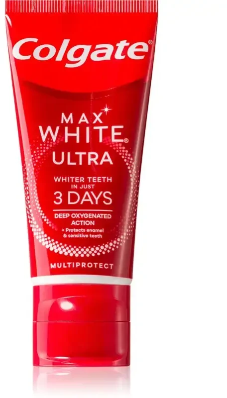 Colgate „Max Baltas Ultra Protect“ balinamoji dantų pasta, 50 ml