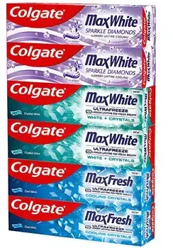 Colgate Max Mix Sixpack Toohtpaste - Zubní pasta 75ml