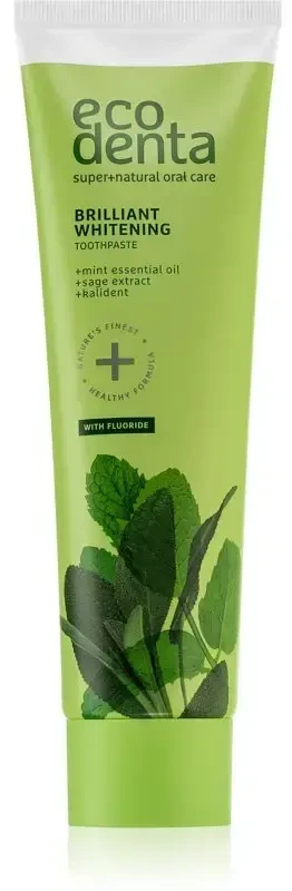 Ecodenta Mint - Šalavijų balinanti dantų pasta 100ml