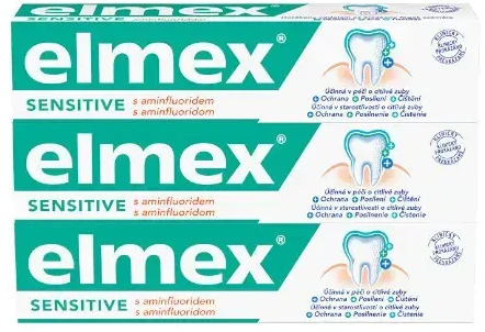 Elmex Dantų pasta Sensitive Professional 3 x 75 ml