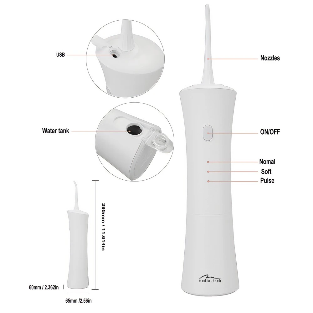 Media-Tech Burnos irigatorius DENTAL FLOSSJET MT6528