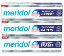 Meridol dantų pasta nuo kraujuojančių dantenų ir periodontito Paradont Expert, trijų vienetų pakuotė 3 x 75 ml