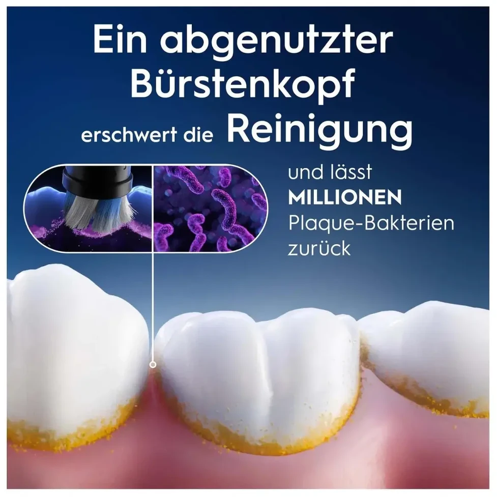 „Oral-B iO“ spinduliuojančios baltos šepetėlių galvutės (2 pakuotės)
