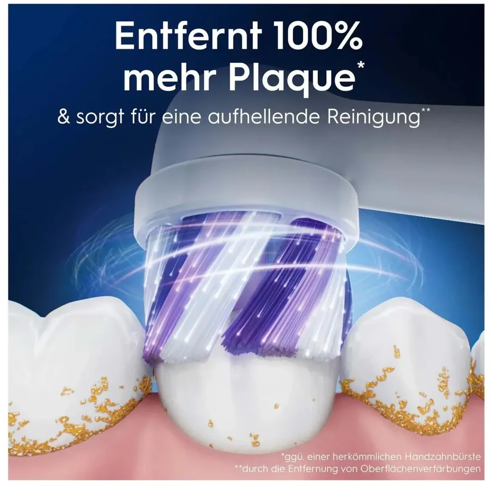 „Oral-B iO“ spinduliuojančios baltos šepetėlių galvutės (2 pakuotės)