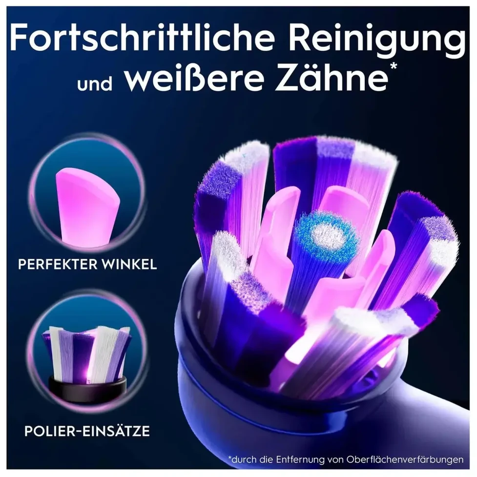 „Oral-B iO“ spinduliuojančios baltos šepetėlių galvutės (2 pakuotės)