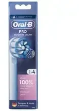 Braun Oral-B Pro Jautrus Clean, 5 vnt., Baltas, Oral-B, iO, Pulsonic, Pūslė