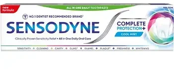 Dantų šepetėlis Sensodyne Complete Protection+ Cool Mint Dantų pasta 75 ml
