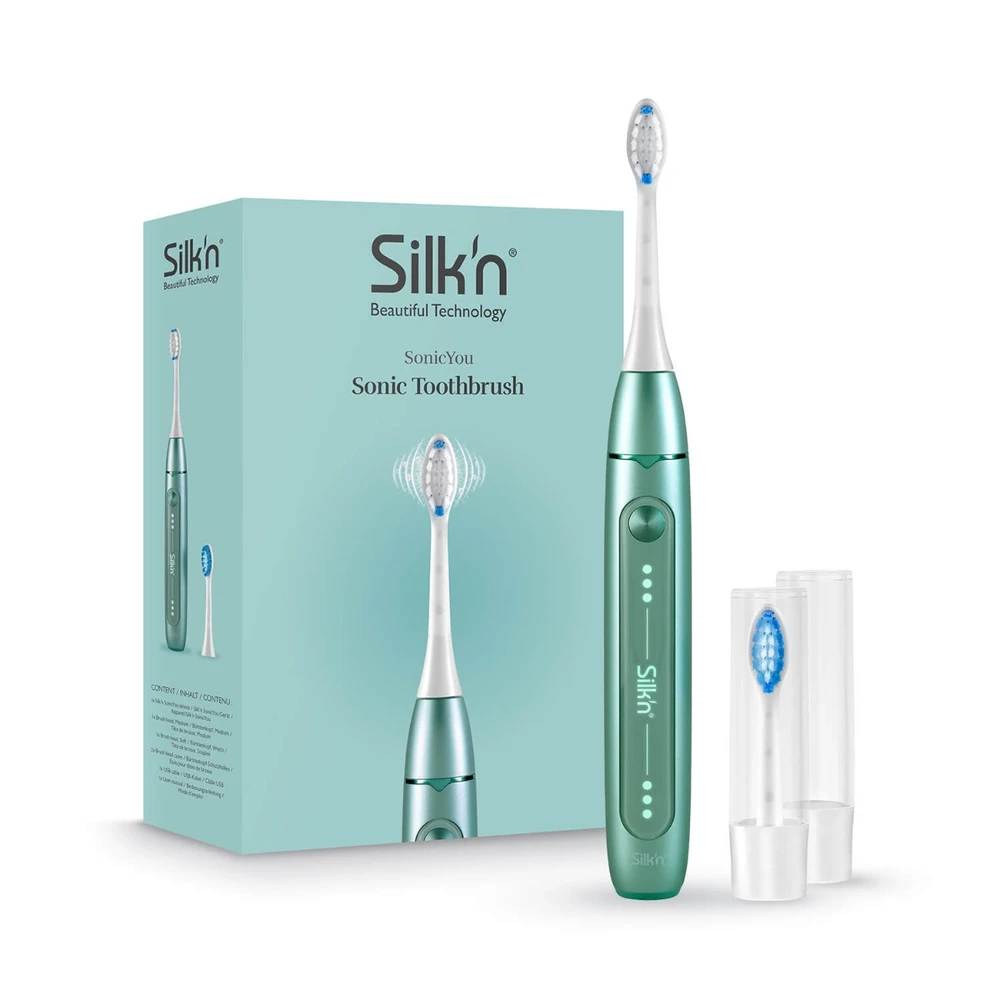 Elektrinis dantų šepetėlis Silk'n SonicYou Mint Žalias