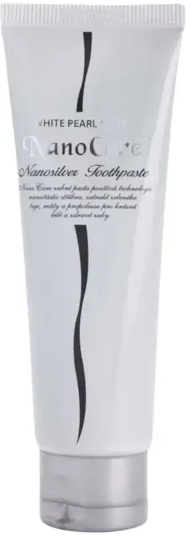 White Pearl Baltas Pearl NanoCare Nanosilver dantų pasta