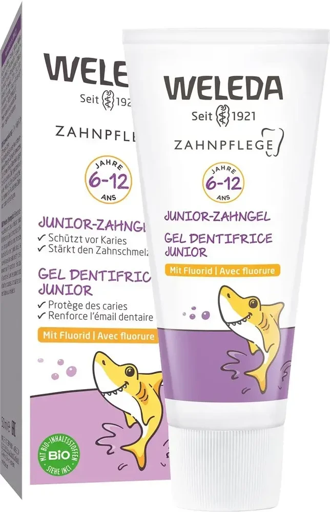 Dantų šepetėlis Weleda Junior Dantų pasta, 50ml