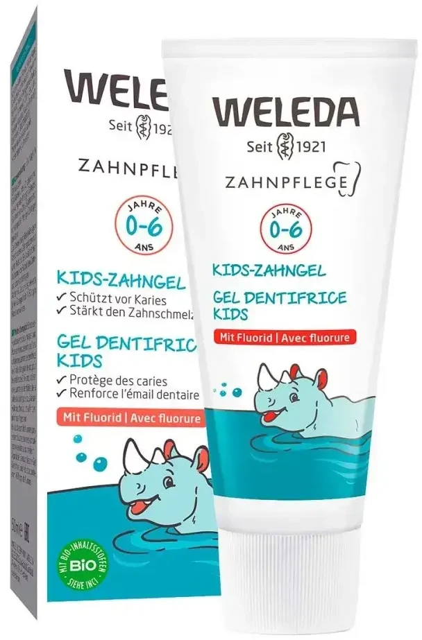 Weleda Vaikiškas dantų gelis su fluoru 50 ml