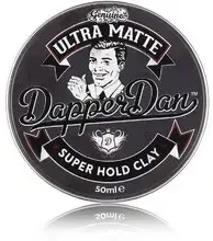 Dapper Dan Ultra Matte Super Hold Clay itin stiprios fiksacijos matinis modeliavimo molis, 100 ml