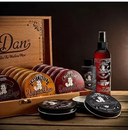 Dapper Dan Matt Paste Stiprios fiksacijos, matinė plaukų modeliavimo pasta, 50 ml