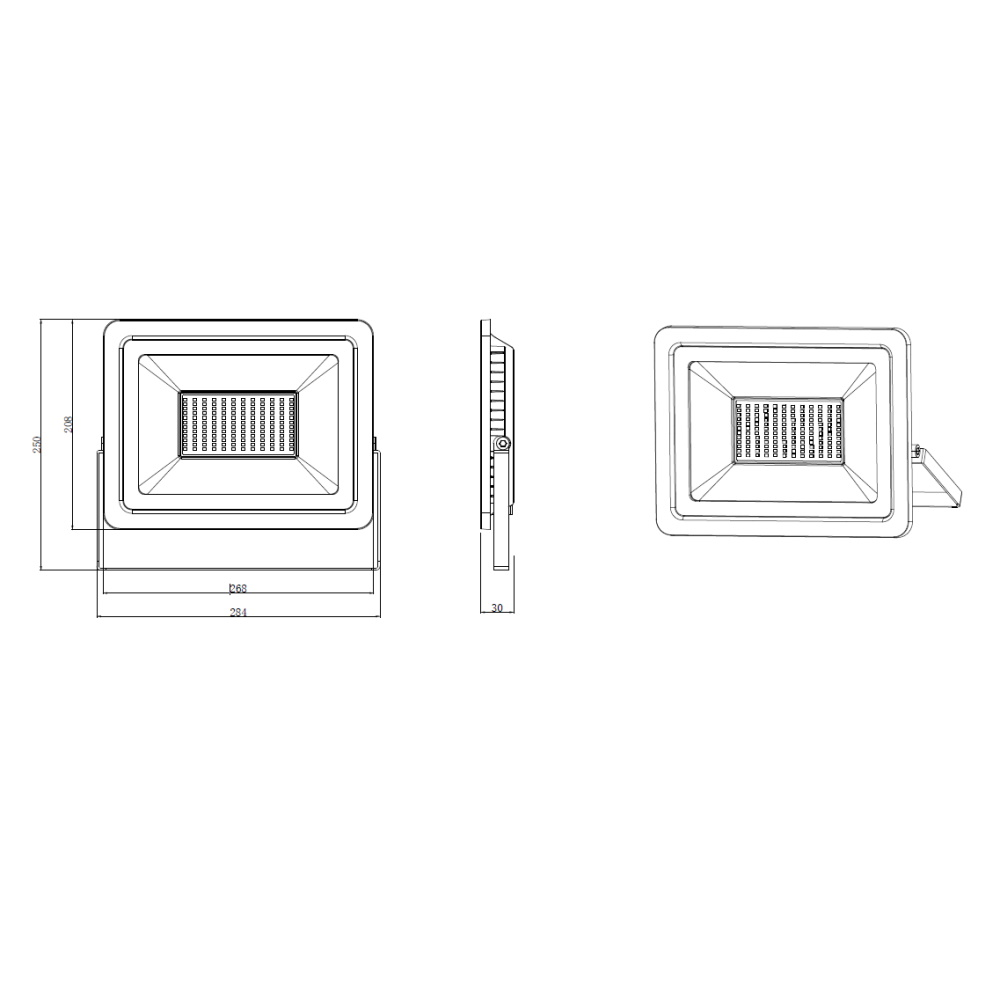 TelForceone Darbinis žibintas LED 1x100W 4500K su trikoju"Forever" šviesiai