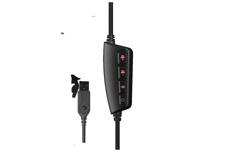 Dareu Laidinės ausinės TH634U08601G, juodos