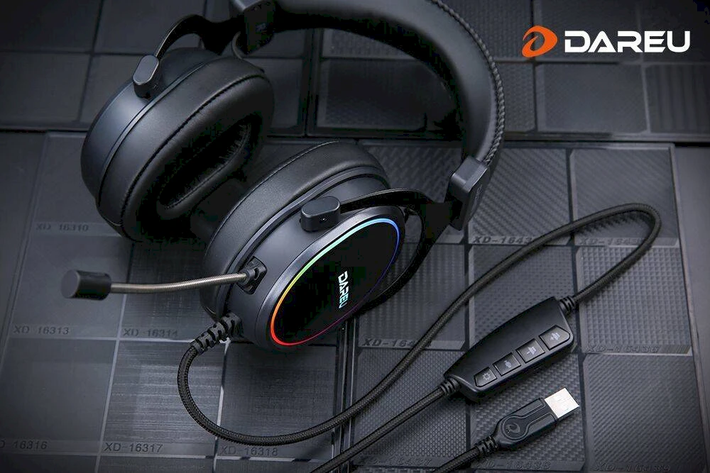 Dareu Laidinės ausinės TH634U08601G, juodos