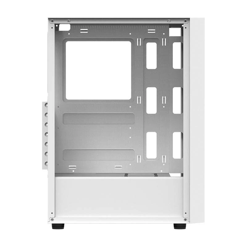 Darkflash A290 kompiuterio dėklas + 3 ventiliatoriai (balti)
